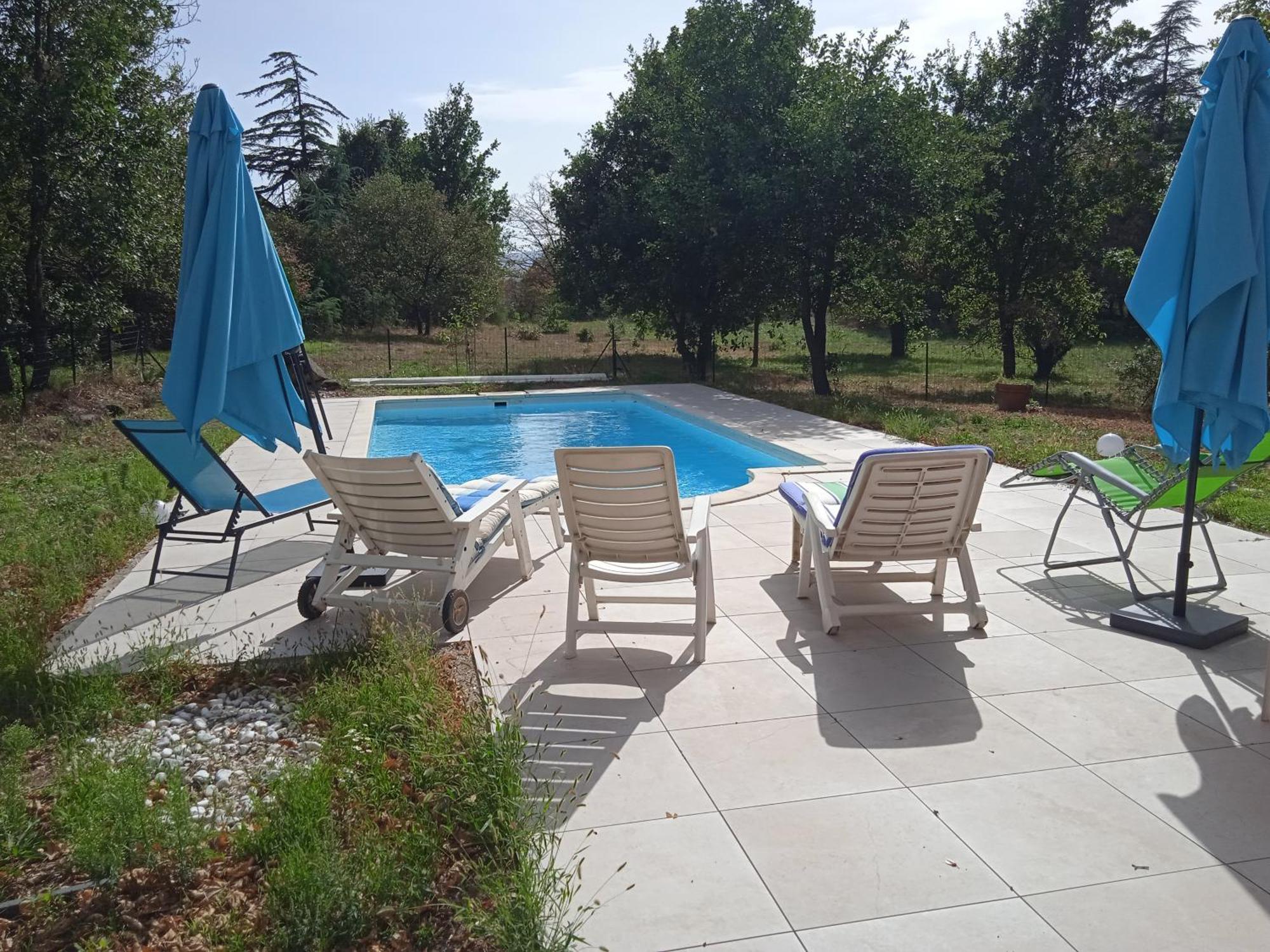Maison Calme Avec Piscine Entouree De Son Parc Quintenas Exterior foto