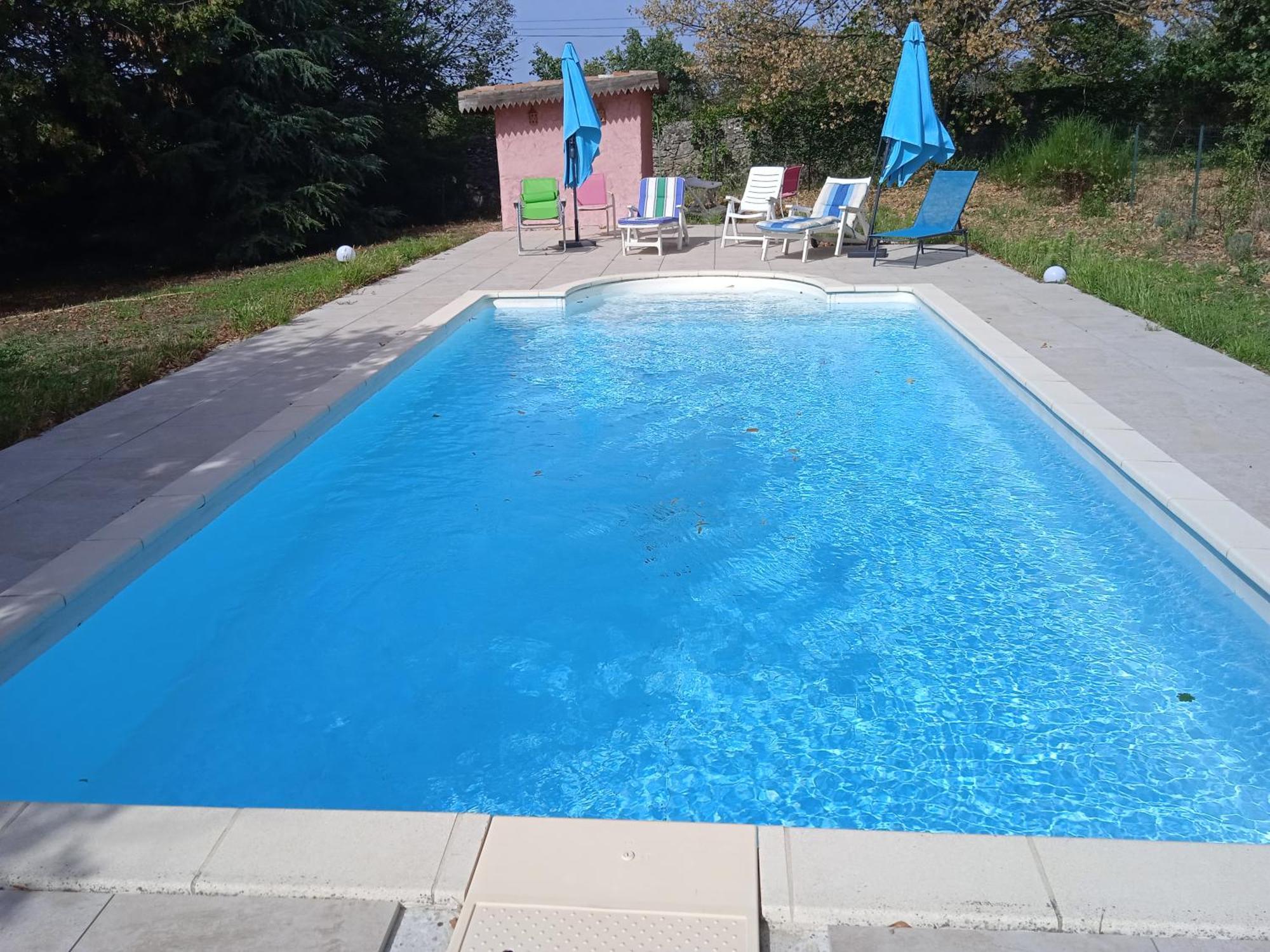 Maison Calme Avec Piscine Entouree De Son Parc Quintenas Exterior foto