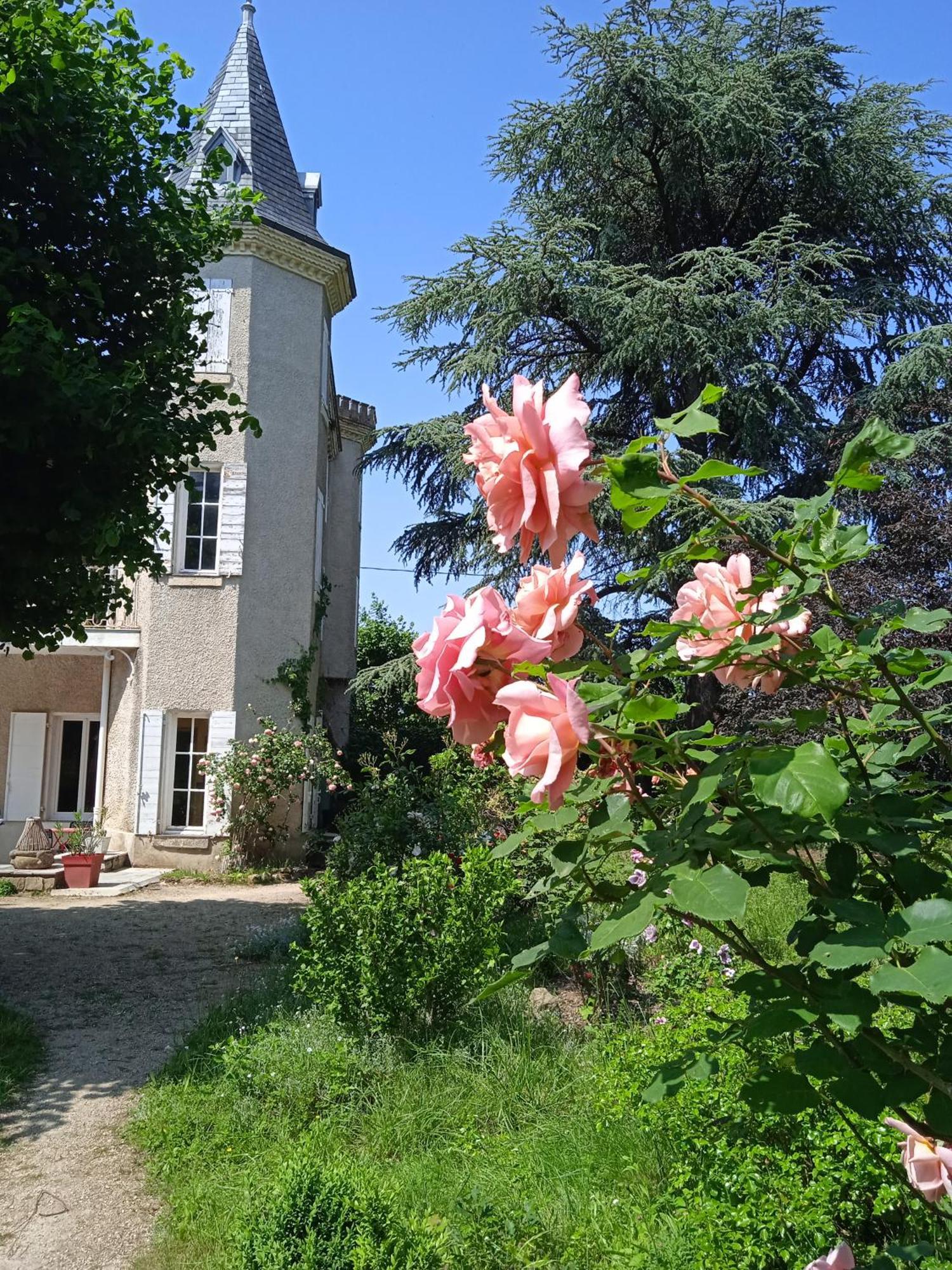Maison Calme Avec Piscine Entouree De Son Parc Quintenas Exterior foto